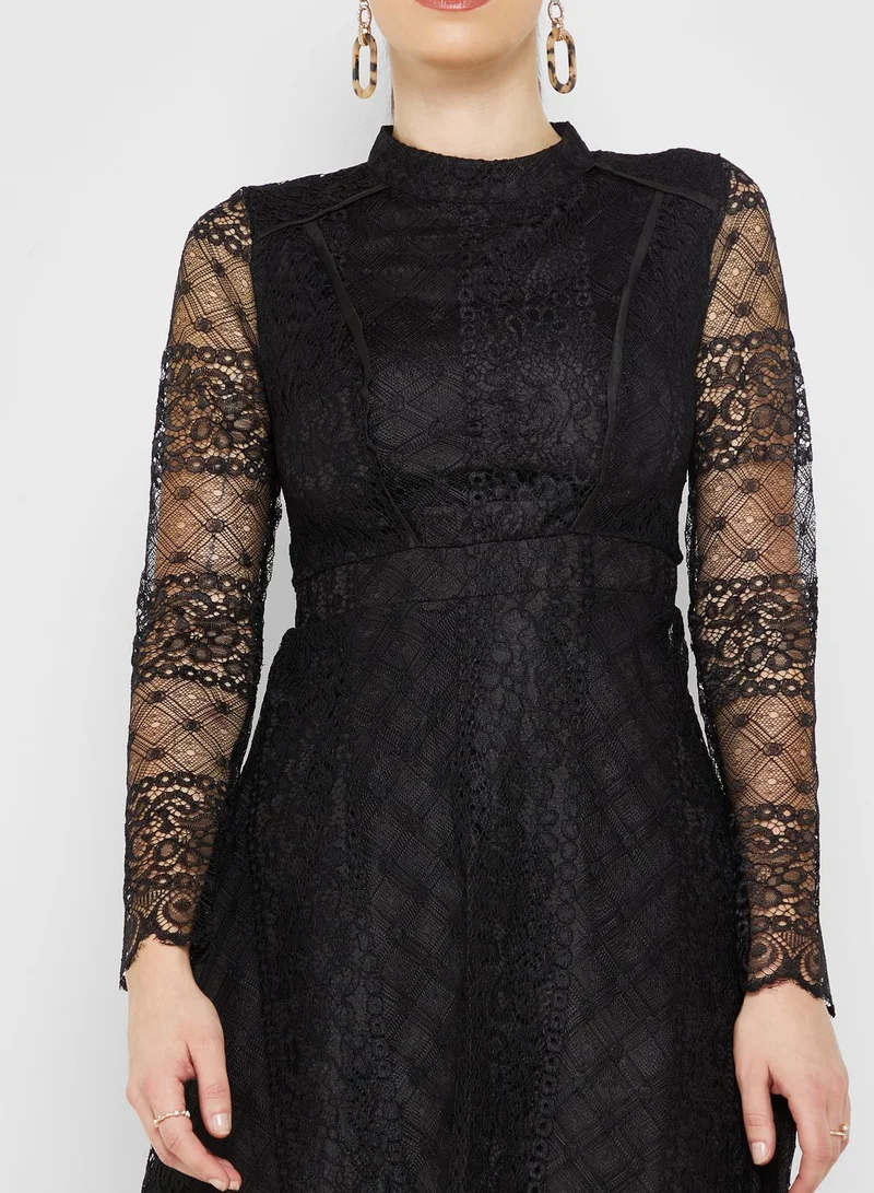 ELLA A-Line Lace Dress
