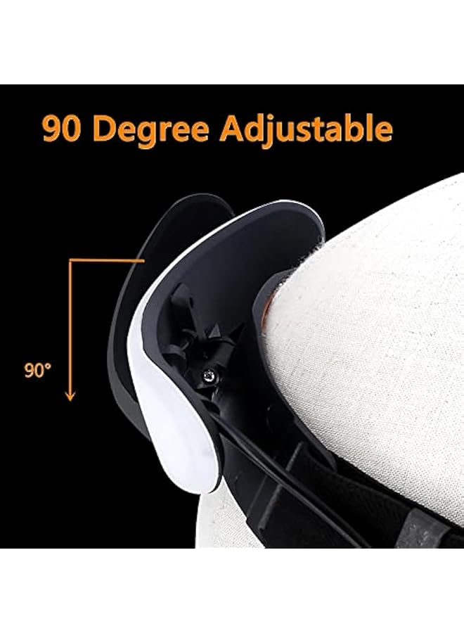 X spring LED Head Torch Rechargeable 230° Wide Beam COB Headlight Super Bright Headlamp Waterproof Headlight with 3 Lighting Modes Adjustable Angle Lightweight Waterproof Hands Free Flashlight - Image 5