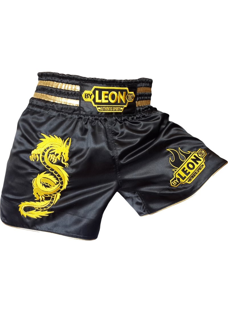 By Leon 1982 Leon Dragon Muay Thai Kickboxing Shorts  - Image 1