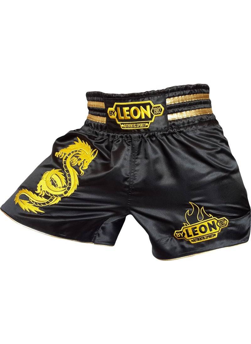 By Leon 1982 Leon Dragon Muay Thai Kickboxing Shorts  - Image 4