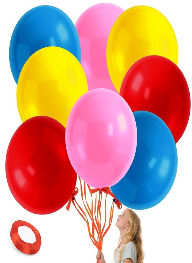 Rainflow 8PCS 36 Inch Latex Big Balloons - RAINFLOW Birthday Balloons,Extra Large Balloon,Helium Giant Balloon for Party,Graduation,Birthday Decorations,Wedding Decorations,Halloween Pink,Red,Blue,Yellow - Image 1