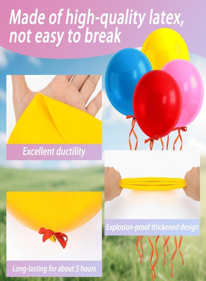 Rainflow 8PCS 36 Inch Latex Big Balloons - RAINFLOW Birthday Balloons,Extra Large Balloon,Helium Giant Balloon for Party,Graduation,Birthday Decorations,Wedding Decorations,Halloween Pink,Red,Blue,Yellow - Image 4