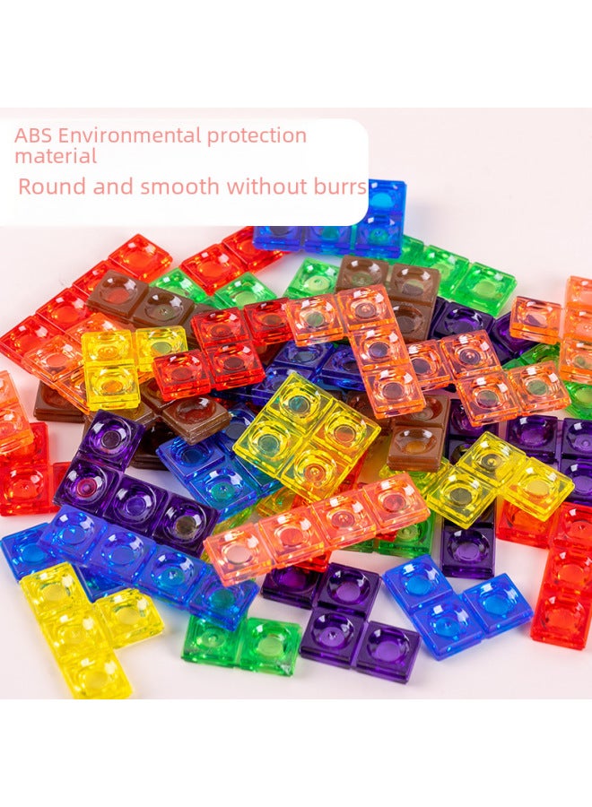 Children's 3D Acrylic Building Block Puzzle Early Education Changed Tetris Puzzle Board Game Educational Toys-Color:YS-Acrylic Tetris 0.53 - Image 4