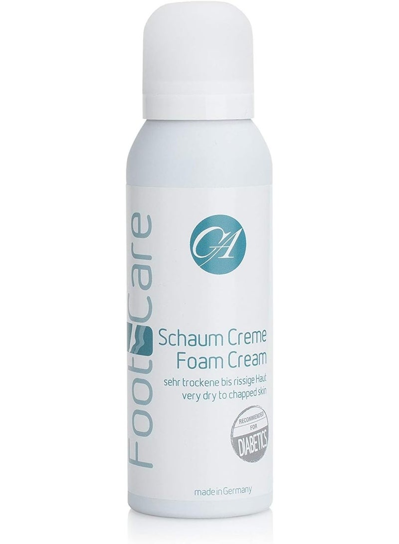 CAREACTIVE Diabetic Intensive Foot Foam Cream with Avocado Oil and Urea, Foot Cream Specially formulated for Diabetics with Very Dry to Chapped, 125ml 