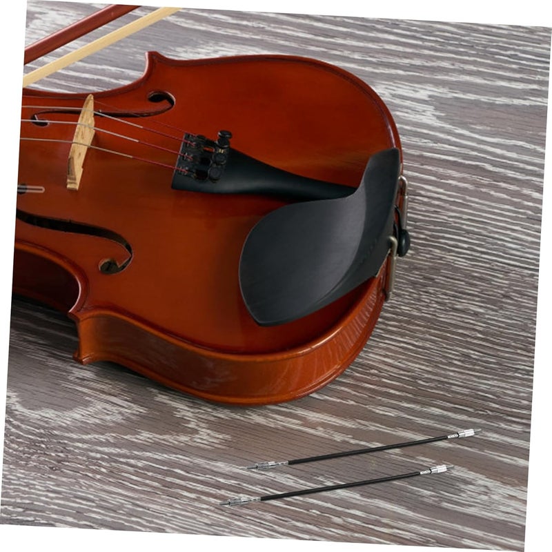 VICASKY 2pcs Steel Wire Violin Tailgut and Slip Rope Compatible with Violins Quick Setup Accessories for Musicians Stable Performance for Enhanced Sound Quality - Image 4