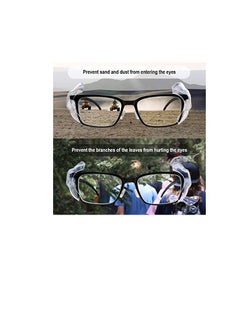 Y&D Side Shields for Eyeglasses Transparent Prescription Glasses, Safety For Glasses,Slip on Clear Shields,Fits Small to Medium Frames Protect(6 Pairs)  - Image 5