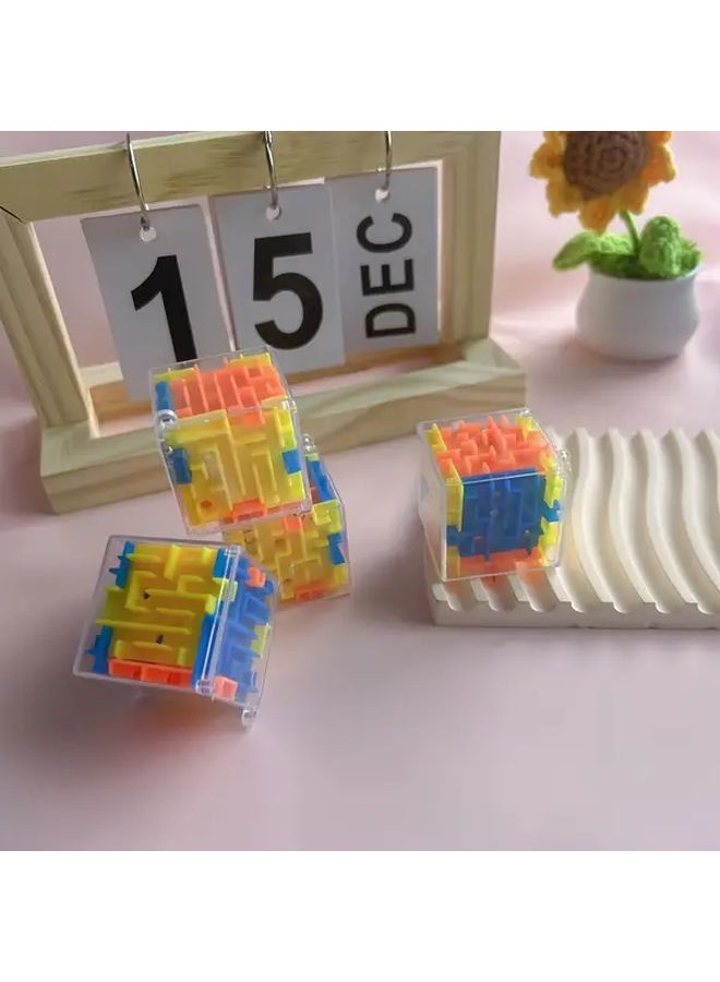 قطعتان 3D لعبة متاهة ألغاز كرة متدحرجة ألعاب العقل ألعاب تعليمية هدايا حفلة عيد الميلاد - Image 4