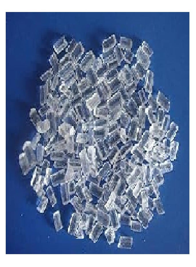 A bag of chlorine remover granules from fish