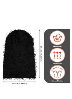 Excefore Balaclava Ski Mask, Full Face Mask, Windproof Face Cover Sun UV Protection, Thermal Windproof Winter Scarf, Men Women Outdoor Sport Cycling Cap 2PCS  - Image 2