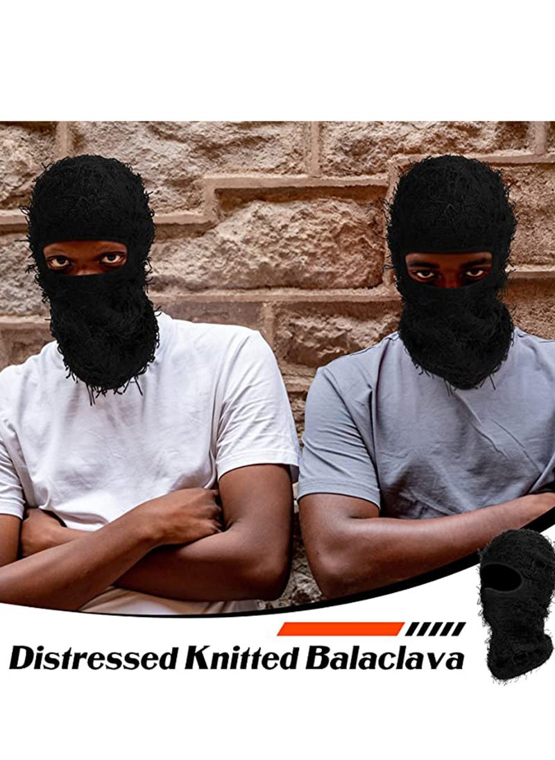 Excefore Balaclava Ski Mask, Full Face Mask, Windproof Face Cover Sun UV Protection, Thermal Windproof Winter Scarf, Men Women Outdoor Sport Cycling Cap 2PCS  - Image 5