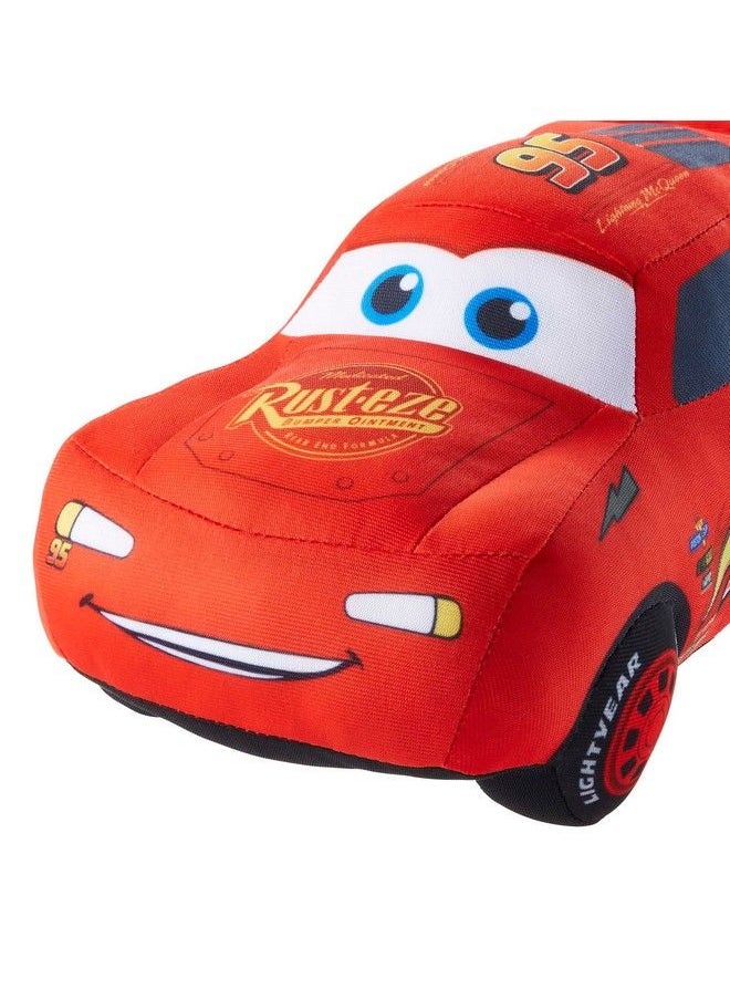 Mattel Games - Disney And Pixar Cars 10 Inch Lightning Mcqueen Talking Plush Toy Car With 10 Sounds - Image 1