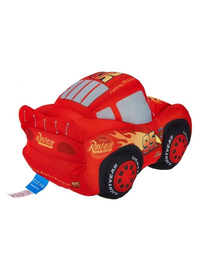 Mattel Games - Disney And Pixar Cars 10 Inch Lightning Mcqueen Talking Plush Toy Car With 10 Sounds - Image 1