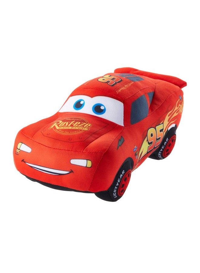 Mattel Games - Disney And Pixar Cars 10 Inch Lightning Mcqueen Talking Plush Toy Car With 10 Sounds - Image 1