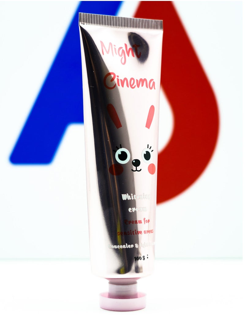 Might Cinema - Whitening Cream For Sensitive Areas Concealer And Light Texture - 100g - Image 1