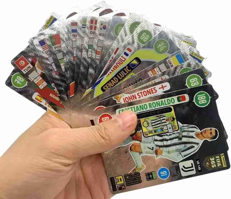 FowWelt Champions League Football Collector Cards – 55 PCS Unofficial Trading Card Game Pack For Kids & Fans | Soccer Cards For Boys, Girls, Gifting (Football Silver) - Image 4