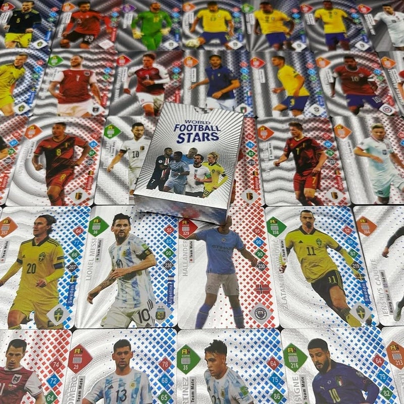 FowWelt Champions League Football Collector Cards – 55 PCS Unofficial Trading Card Game Pack For Kids & Fans | Soccer Cards For Boys, Girls, Gifting (Football Silver) - Image 2