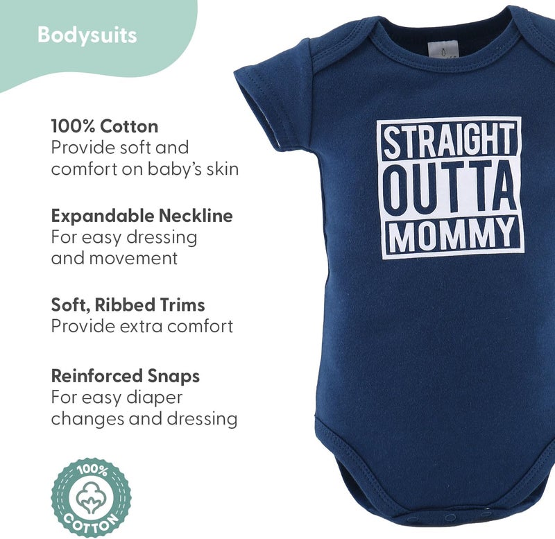 The Peanut Shell Baby Layette Gift Set for Boys - 23 Piece New Born Boy Gift Set, Baby Clothes & Newborn Essentials Must Haves - Newborn Clothes 0-3 Months - Blue Camo - Image 2