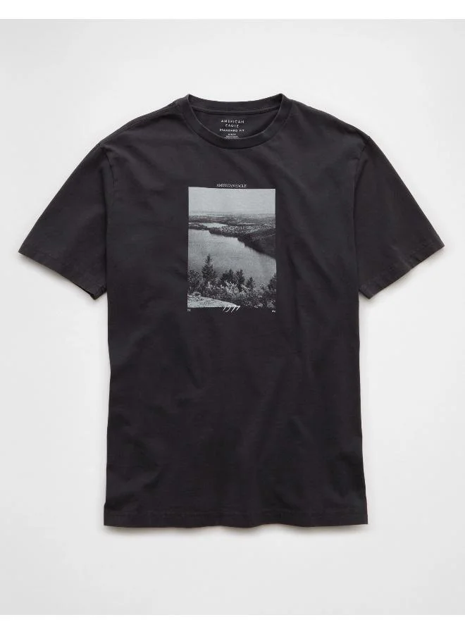 American Eagle AE Logo Graphic T-Shirt