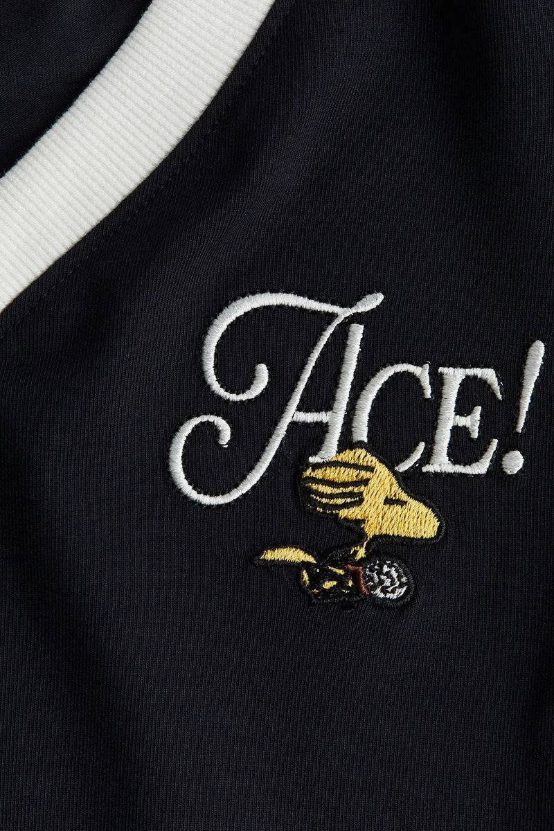 H&M Embroidery-detail top