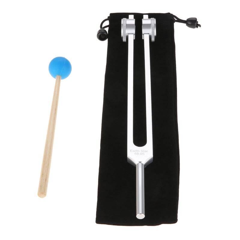 Lemfema 68.05 Solfeggio Tuning Fork with Silicone Hammer Bag for Sound, Musical Instrument, Vibration - Image 4