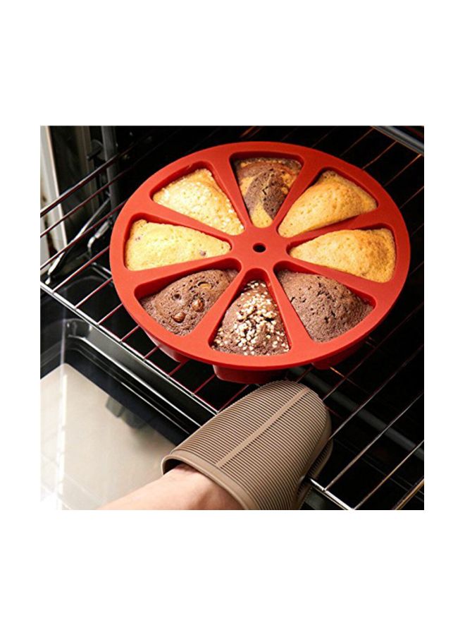 Loquat Silicone Triangle Shaped Cake Mould Red 27centimeter - Image 3