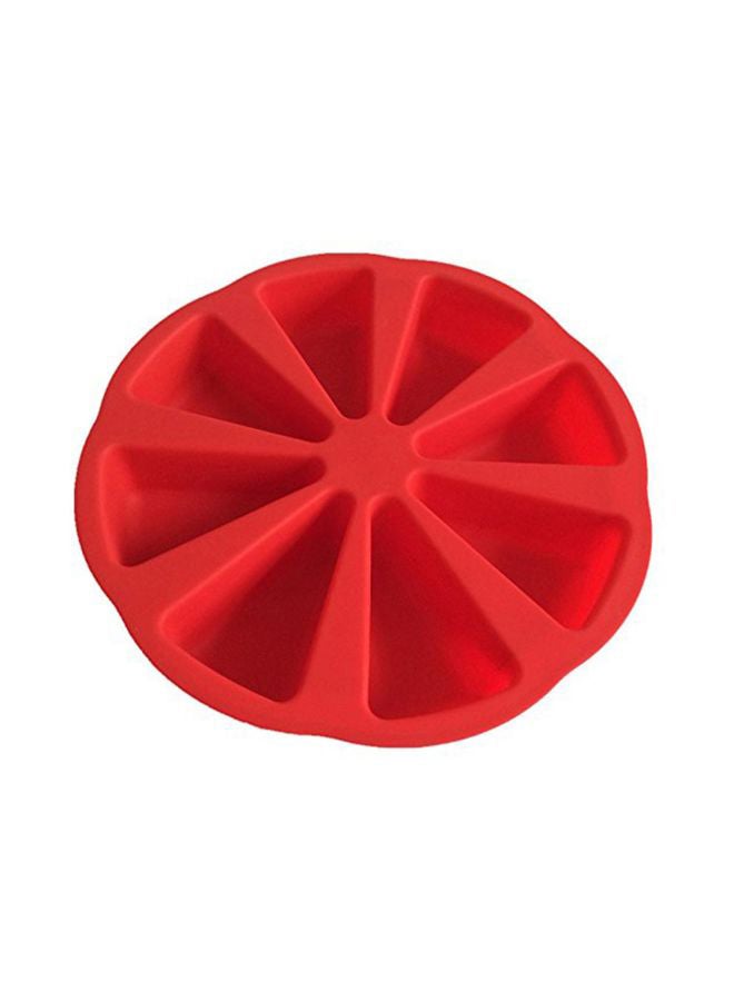 Loquat Silicone Triangle Shaped Cake Mould Red 27centimeter - Image 1