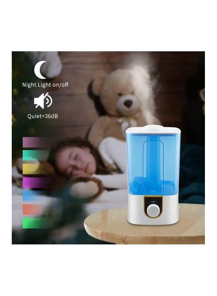 4 L Air Humidifier and Ultrasonic Air Freshener Cool Top Filler (White) - Image 4