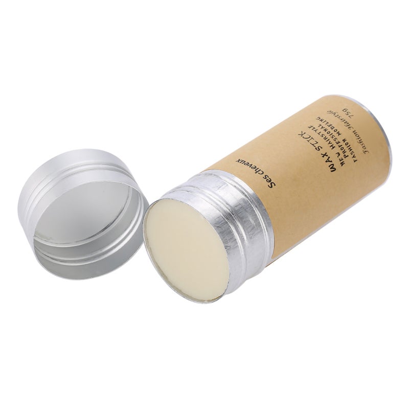 Matte Finish Hair Wax Stick Portable Hydrolyzed Protein Vitamin Infused - Non-Greasy Light Hold Water Based Hair Wax for Messy Hair Control for Men Women - Image 3
