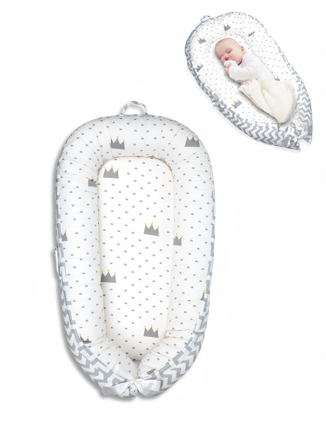 Portable Cocoon Snuggle Bed, Anti Pressure Baby Crib, Suitable for All Seasons, Made of All Cotton and Can Be Disassembled and Washed, Thickened with a Sponge Core, An Independent Sleeping Bed for Newborns Aged 0-3 Years Old ﻿ - Image 1