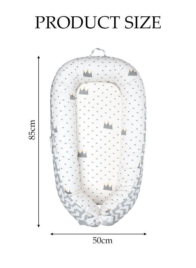 Portable Cocoon Snuggle Bed, Anti Pressure Baby Crib, Suitable for All Seasons, Made of All Cotton and Can Be Disassembled and Washed, Thickened with a Sponge Core, An Independent Sleeping Bed for Newborns Aged 0-3 Years Old ﻿ - Image 2