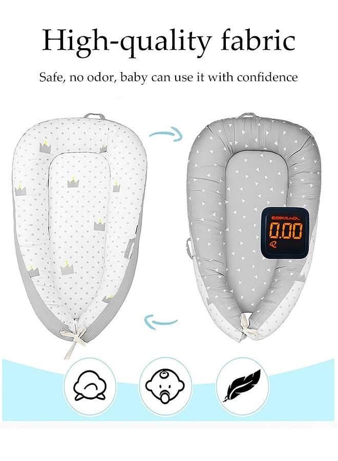 Portable Cocoon Snuggle Bed, Anti Pressure Baby Crib, Suitable for All Seasons, Made of All Cotton and Can Be Disassembled and Washed, Thickened with a Sponge Core, An Independent Sleeping Bed for Newborns Aged 0-3 Years Old ﻿ - Image 5