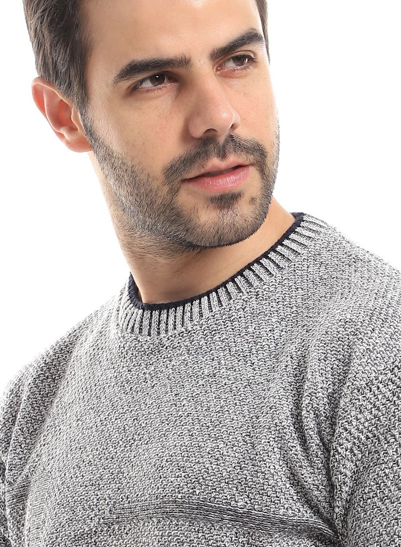 Caesar Wool Mens Pullover With Multi Design  - Image 3