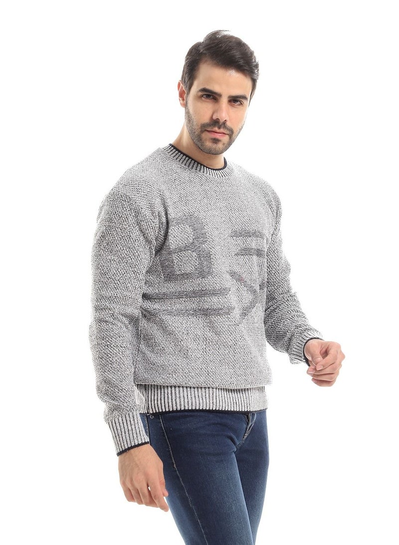 Caesar Wool Mens Pullover With Multi Design  - Image 2