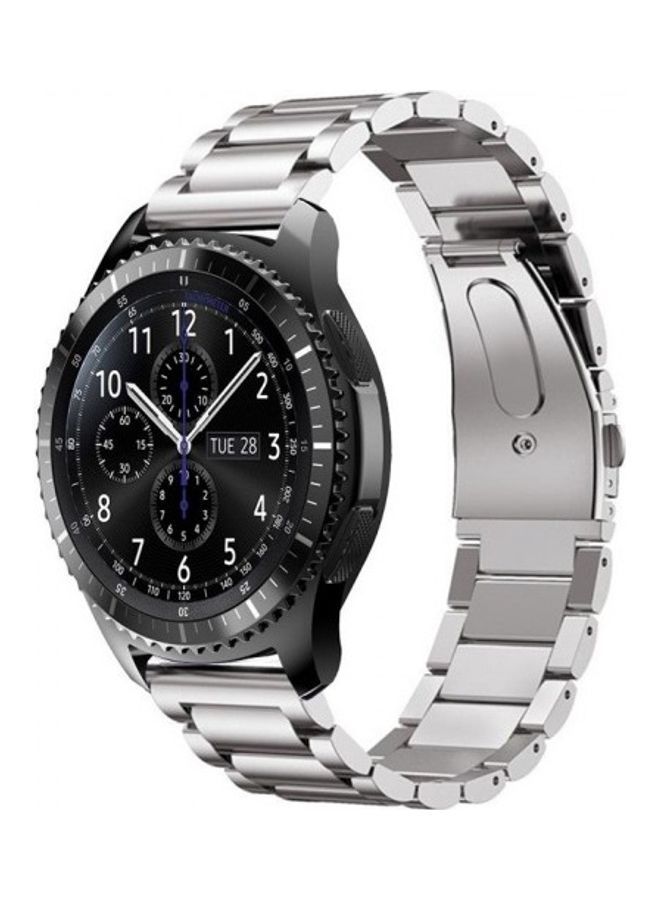 vesus Replacement Band For Samsung Gear S3 Classic/Frontier - 22mm Silver