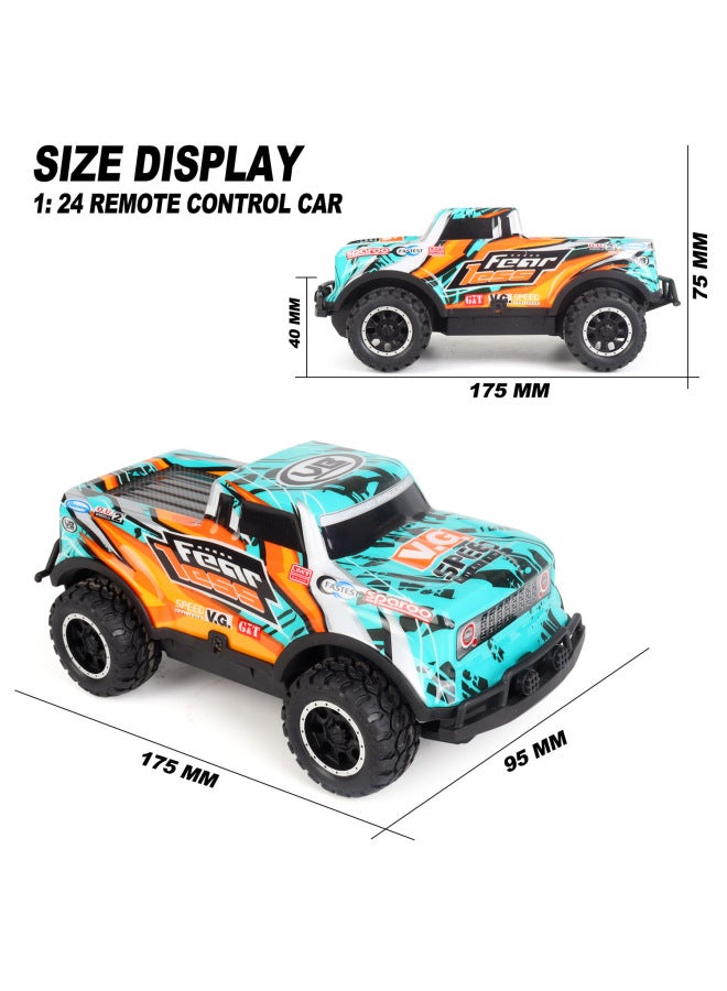 1:24 With Light Small Proportion Remote Control Car Non-live Children's Toys Remote Control Car-Color:Y243 Red-Scale:1:24  - Image 4