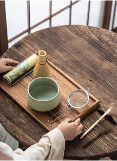Arabest Matcha Tea Set 7Pcs, Japanese Tea Set, Include Matcha Bowl, Matcha Bamboo Whisk, Scoop, Stainless Steel Tea Sifter, Whisk Holder, Matcha Whisk Set, Matcha Green Tea Making Kit  - Image 3
