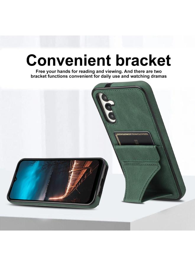 اس-توب جراب لهاتف Samsung Galaxy A35 5G جراب واقٍ مقاوم للصدمات فائق النحافة مع حامل - Image 2