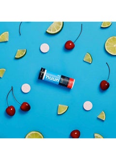 Nuun Nuun Energy: Cherry Limeade Electrolyte + Caffeine Tablets (6 Tubes of 10 Tabs)6  - Image 3
