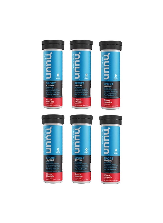 نون أقراص Nuun Energy: إلكتروليت الكرز والليمون والكافيين (6 أنابيب تحتوي على 10 أقراص)6 - Image 1