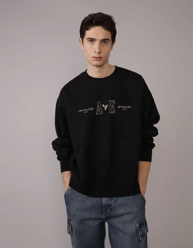 AE Graphic Crewneck Sweatshirt