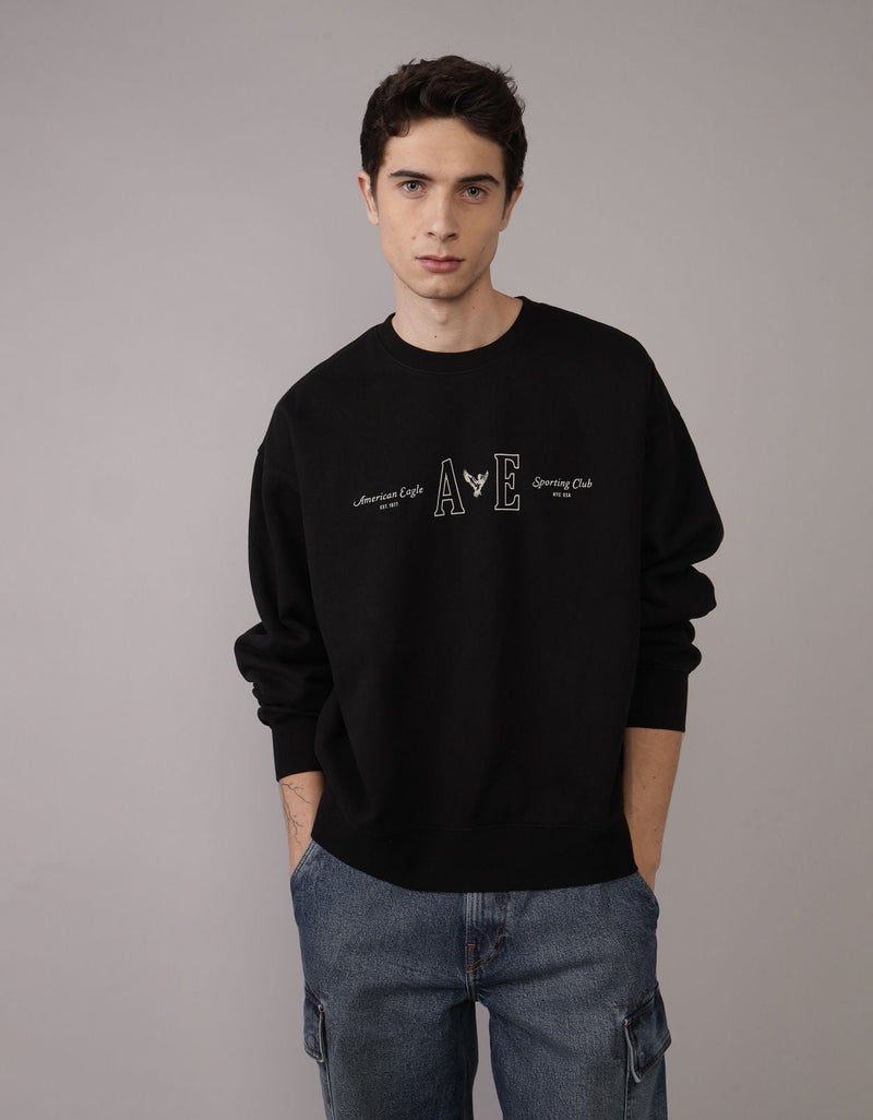 American Eagle AE Graphic Crewneck Sweatshirt - Image 1