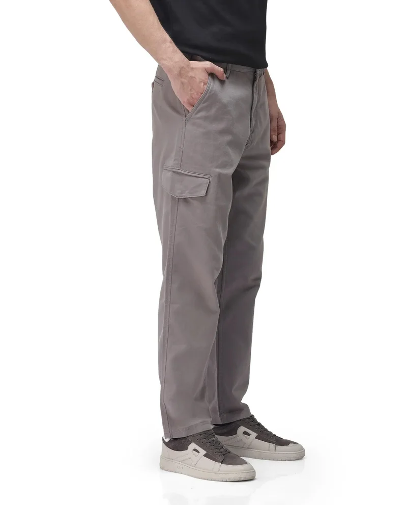 Rare Rabbit Men's Regular Fit Cargo Trouser