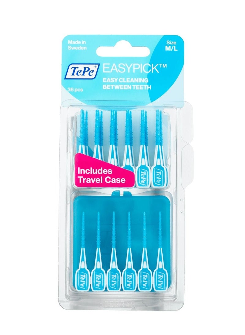 TePe EasyPick M/L Blue 36's Blister