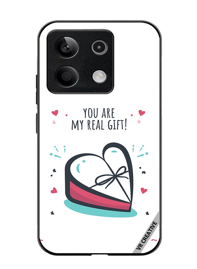 VR CREATIVE Protective Case Cover For Xiaomi Poco X6 My Real Gift Design Multicolour - Image 1