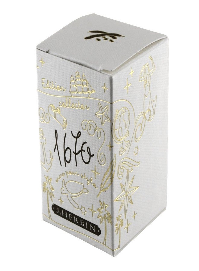 HERBIN Jacques Herbin 1670 Ink Bottle (Carob of Cyprus - 50ML) 15045JT - Image 2