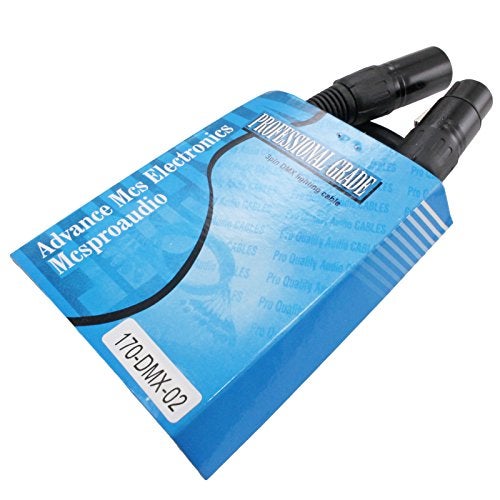 MCSPROAUDIO 110 ohm 3 Pin DMX Lighting Cable (02 ft, 1 Cable) - Image 3