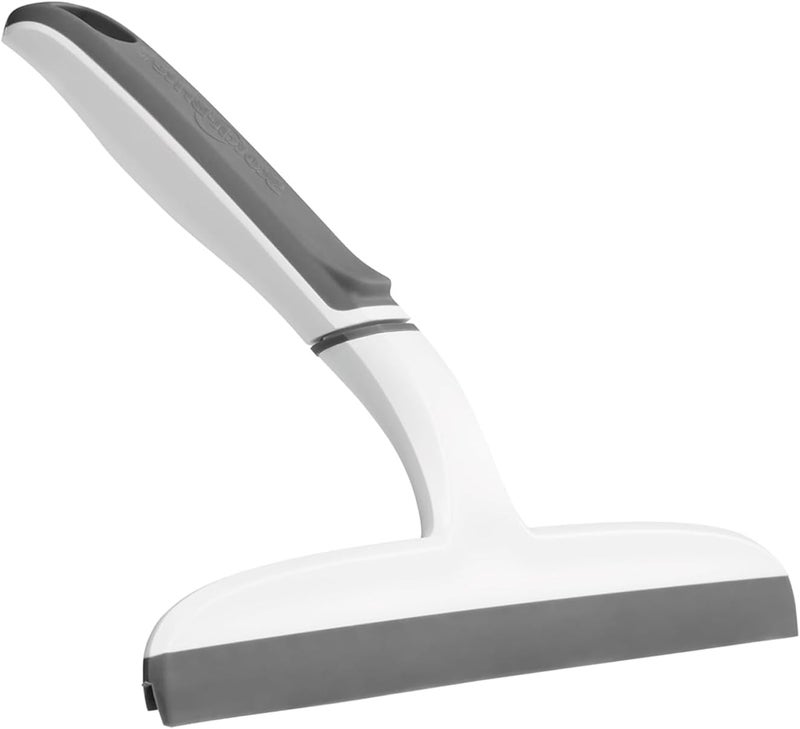 ToolHouse Glass Wiper, Multipurpose Squeegee, Heavy-Duty Window, Shower, and Glass Cleaner with Ergonomic Handle for Kitchen, Bathroom, and Car(Gray+White） - Image 1