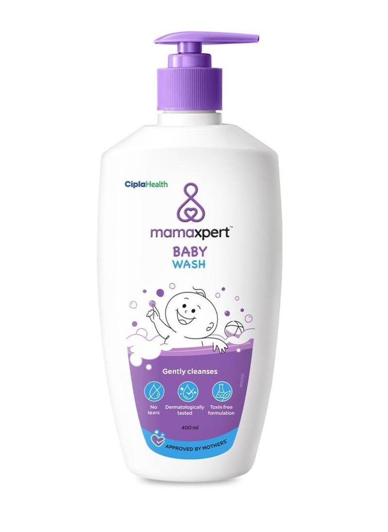 Cipla Mamaxpert Baby Wash (400mL) | Gentle & Nourishing Baby Body Wash | Safe for Sensitive Skin | Hypoallergenic | Tear-Free Formula for Newborns & Infants - pzsku/ZF7344D7DD663F1A2C6F5Z/45/_/1732533095/f9d9eb53-84d0-4255-bdb3-40dc1a99814a