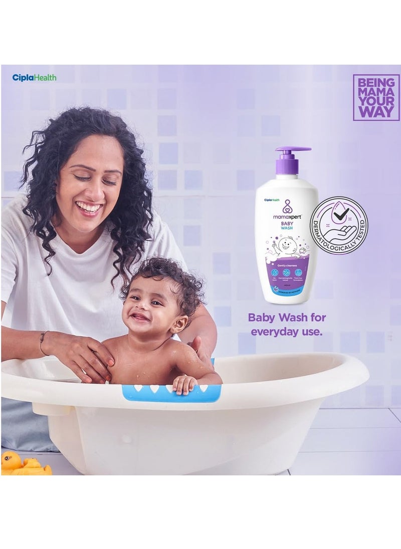 Cipla Mamaxpert Baby Wash (400mL) | Gentle & Nourishing Baby Body Wash | Safe for Sensitive Skin | Hypoallergenic | Tear-Free Formula for Newborns & Infants - pzsku/ZF7344D7DD663F1A2C6F5Z/45/_/1737464704/15f4a1e2-8f67-4af0-86bc-f7a6327170e7