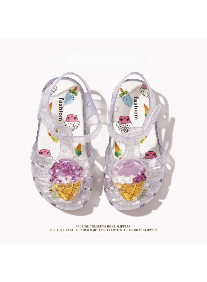 23 Merry Minized New Sparkling Crystal Sandals Beach Summer Ice Cream Donut Watermelon Sandals